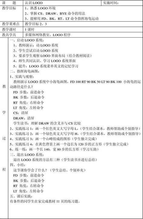 2013年闽教版信息技术六年级下册全册教案word文档在线阅读与下载无忧文档