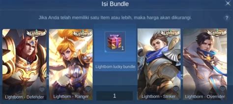 Cuma 15 Diamond Bisa Dapat Skin Lightborn Mobile Legends ML Esportsku