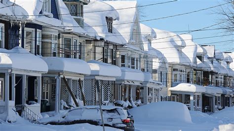 Tempête de neige sur l État de New York CGTN