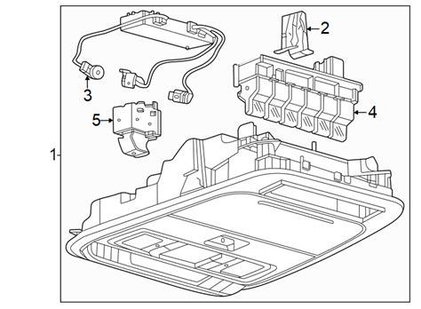 Ford F 350 Super Duty Overhead Console W O SUNROOF Power Rr