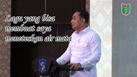 Full Pidato Walikota Surabaya Eri Cahyadi Lagu Yang Membuat Saya