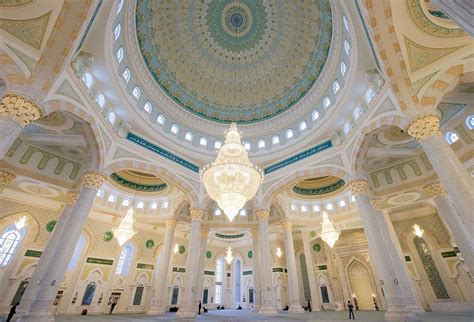 Hazrat Sultan Mosque in Astana, Kazakhstan