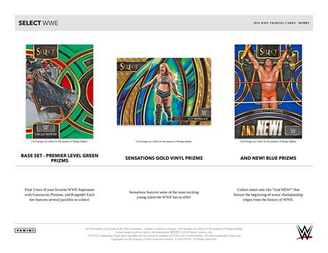 2024 Panini Select Wwe Trading Cards