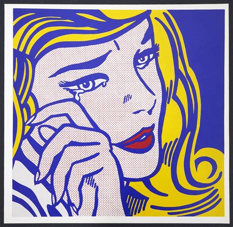 Lot Roy Lichtenstein Crying Girl Offset Lithograph