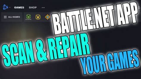 How To Scan And Repair A Game In Battle Net App Computersluggish