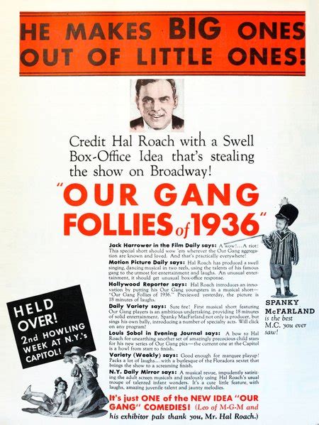 Our Gang Follies Of 1936 1935 Starring Philip Hurlic George