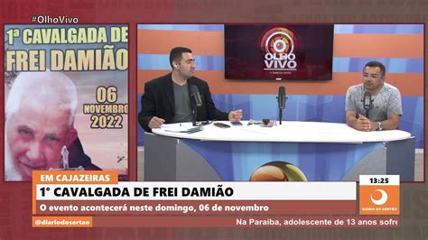 Repórter da TV Diário do Sertão convida para 1ª Cavalgada de Frei