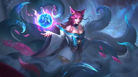 ArtStation Spirit Blossom Ahri Co La Champions League Of Legends