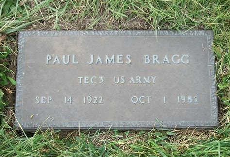 Paul James Bragg Find A Grave Memorial