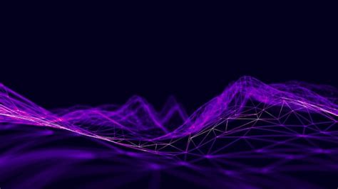 Premium Photo Wave Abstract Purple Wave Animation Seamless Loop 4k