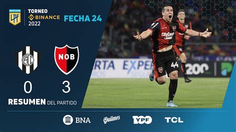 Torneobinance Fecha Resumen De Central C Rdoba Newell S Youtube