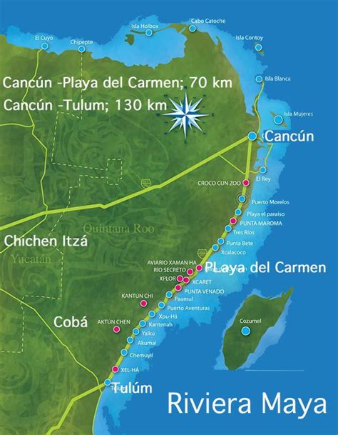 Riviera Maya Mapa Google Search Isla Contoy Cancun Playa Playa