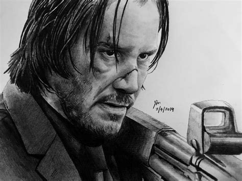 John Wick Drawing By Legend518 On Deviantart