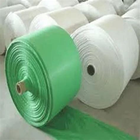 Polypropylene White Pp Hdpe Woven Wrapping Fabric Roll Gsm At