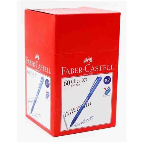 Faber Castell Ball Pen Click X X Pcs Box Shopee Malaysia