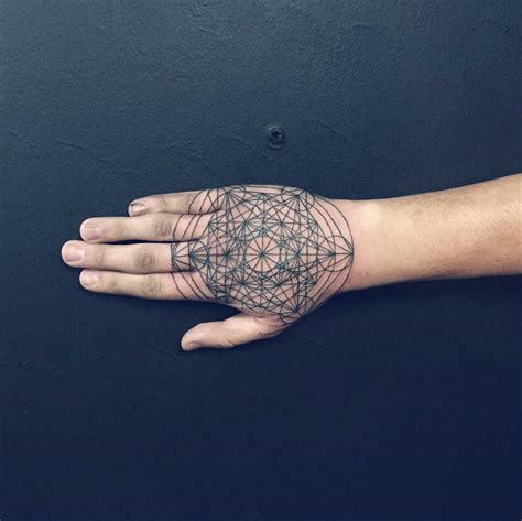 Metatrons cube tattoo by Shanna Keyes - Tattoogrid.net