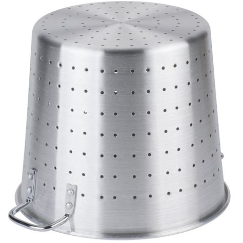 20 Qt. Tapered Aluminum Vegetable Colander with Handles