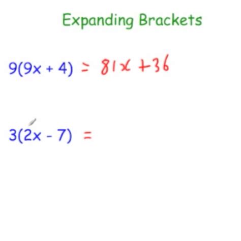Expanding Brackets Video – Corbettmaths 