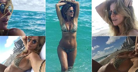 Las Fotos En Bikini De Flavia Palmiero Al Natural Y Sin Filtro A Los En La Playa Infobae