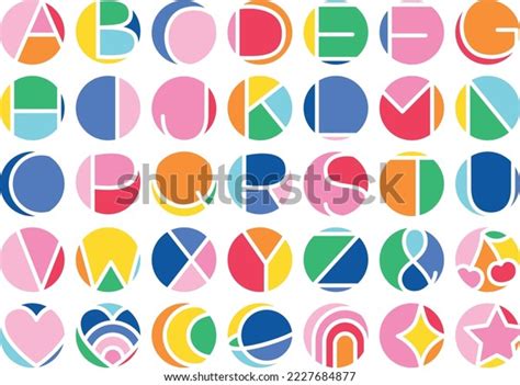 Set Colorful Alphabet Letters Color Block Stock Vector (Royalty Free) 2227684877 | Shutterstock