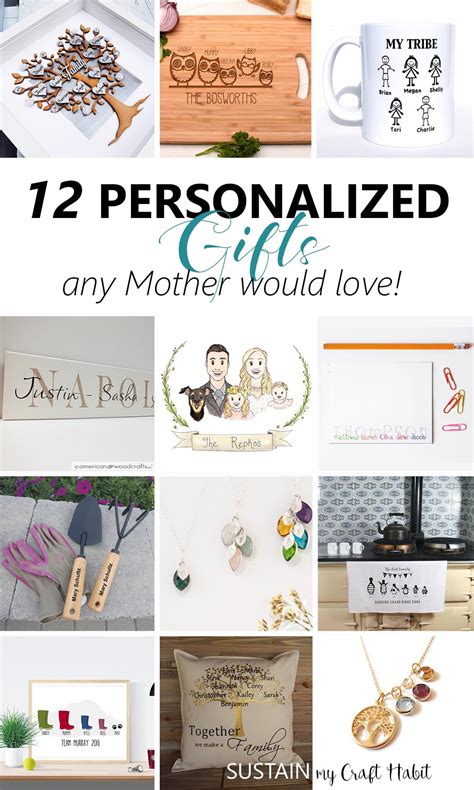 12 Thoughtful Personalized Gifts any Mother Would Love – Sustain My Craft Habit