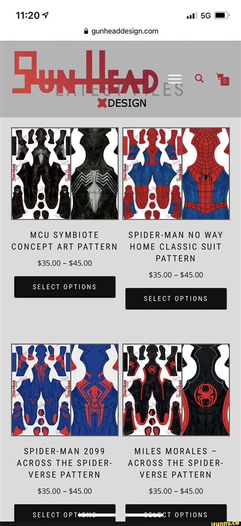 Design Mcu Symbiote Spider Man No Way Concept Art Pattern Home Classic