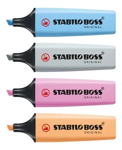 Stabilo Boss Pastel Nuevos Colores 4 Piezas MercadoLibre