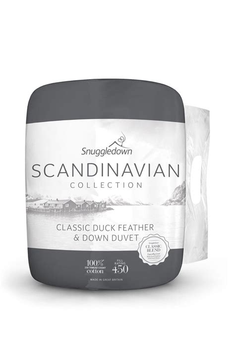 Duvets And Pillows Scandinavian Duck Feather And Down 10 5 Tog All Year Round Duvet Snuggledown