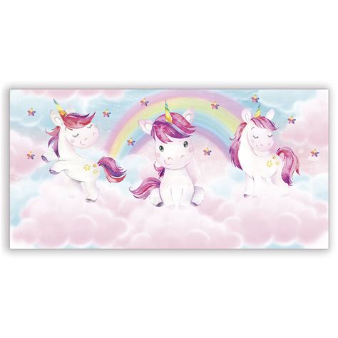 Painel Retangular Unicornio Sublimado 3D Sublitex painéis sublimados