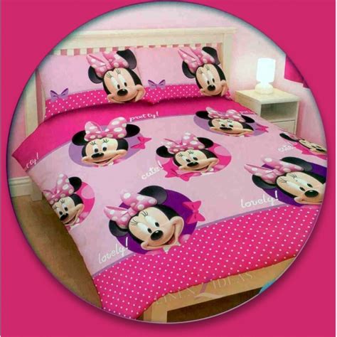 Disney Minnie Mouse Pretty Rotary Double Bed Duvet Quilt Cover Set