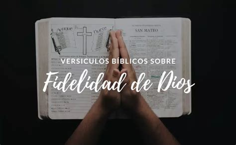 ᐅ 25 Versículos de la Biblia sobre La Fidelidad de Dios