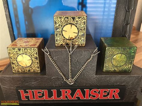 Hellraiser Screenused Puzzle Box from Part 1, 2 and 3 original movie prop