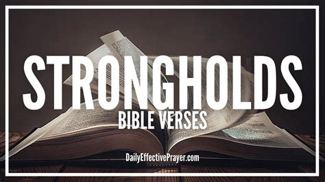 Bible Verses On Strongholds Scriptures On Deliverance From Strongholds Audio Bible Youtube