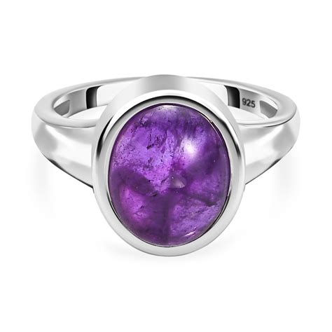 Afrikanischer Amethyst Ring Silber Platiniert Gr E Ca