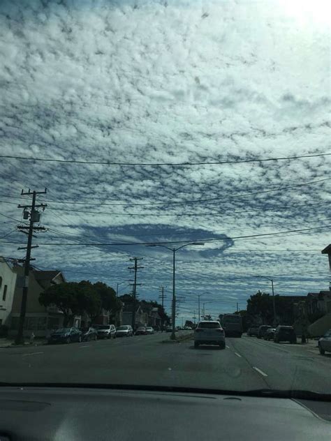 Amazing Hole Punch Phenomenon Spotted In Clouds Over Bay Area