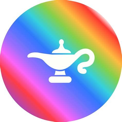 Genie Lamp Vector Icon Vector Art At Vecteezy