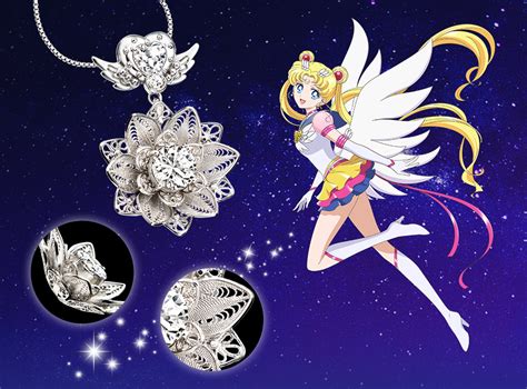 New Sailor Moon Cosmos Collaboration Necklace Costs 400 Siliconera