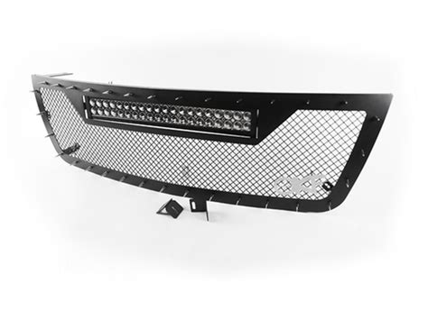 2003 2004 Chevy Silverado 25003500 Grille 3 W Light Bar Overkill Fab