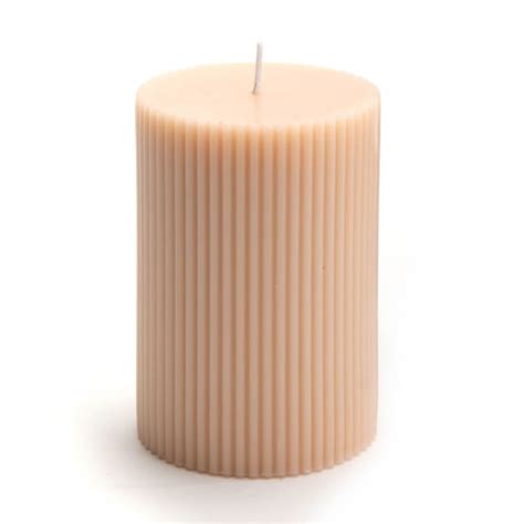 Bougie Strie Petit modèle nude lot de Gamm vert