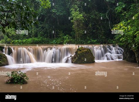 The Magic Waterfalls Or Cascadas Magicas On The Rio Copalitilla In The