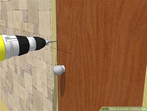 How To Install A Sliding Bolt 10 Steps With Pictures Wikihow