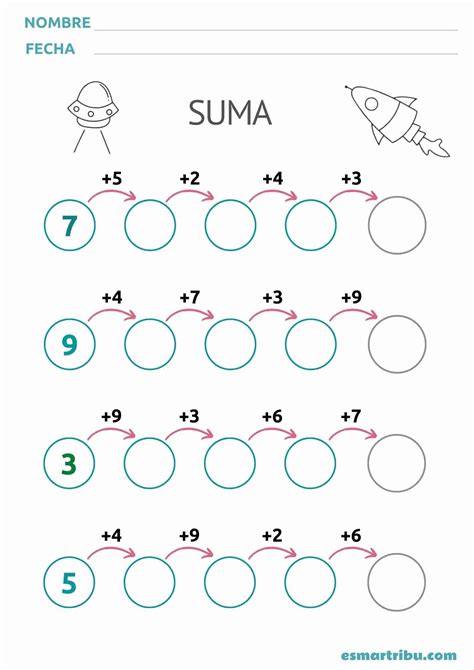 Fichas De Sumas Para Primero De Primaria Para Imprimir Eroppa