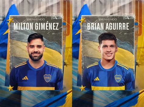 Boca Present A Milton Gim Nez Y A Brian Aguirre Como Nuevos Refuerzos