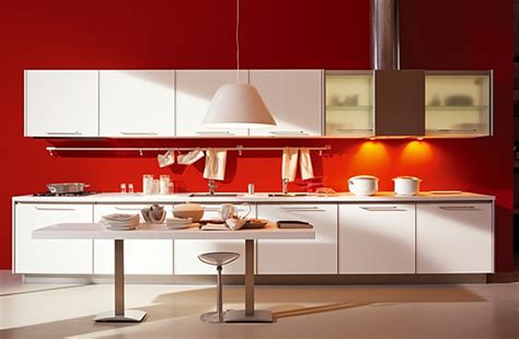 Red Kitchen Walls With Oak Cabinets Cabinets Matttroy