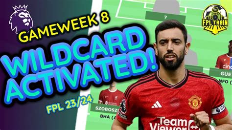 Fpl Gameweek 8 Team Selection Wildcard Activated Fantasy Premier