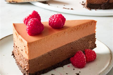 Triple Chocolate Mousse Cake Recipe No Eggs The Kitchn