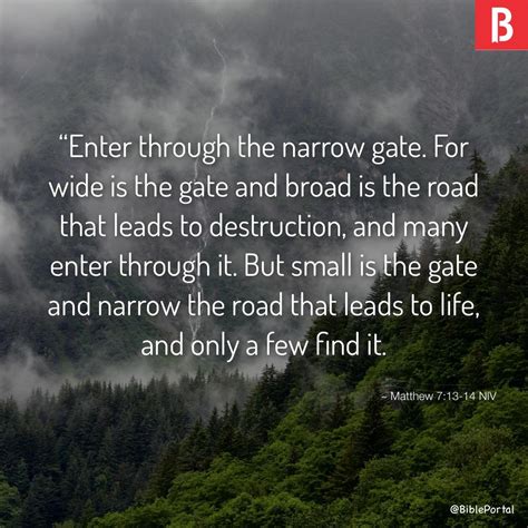 The Road Is Narrow Bible