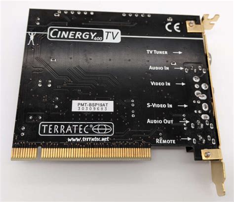 Terratec Cinergy Tv Pci Tv Karte Stereo Mit Tv Tuner Und Video