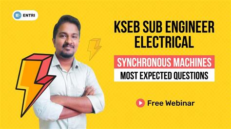 Kseb Sub Engineer Electrical Synchronous Machines Most Expected