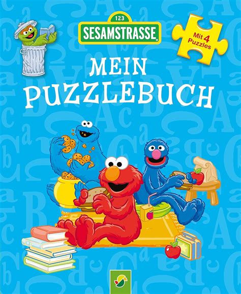 Sesamstra E Mein Puzzlebuch Mit Puzzles Mit Je Teilen Amazon De